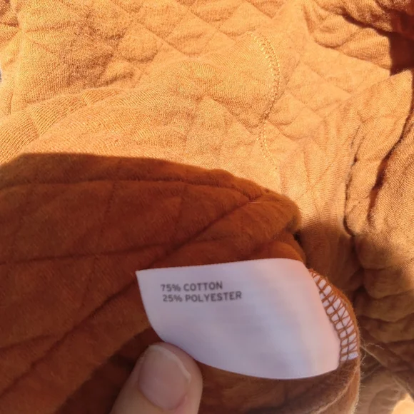 Duluth Trading Co Women's Quilted Sweatshirt Tunic Orange Size Large - Picture 6 of 10